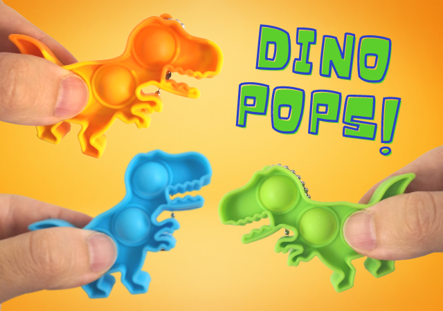 Pocket Paradise UK - Dino Pop It Sensory Fidget Toys