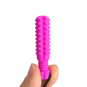 Sensory Baton Chew Pendant Teething Necklace - Purple