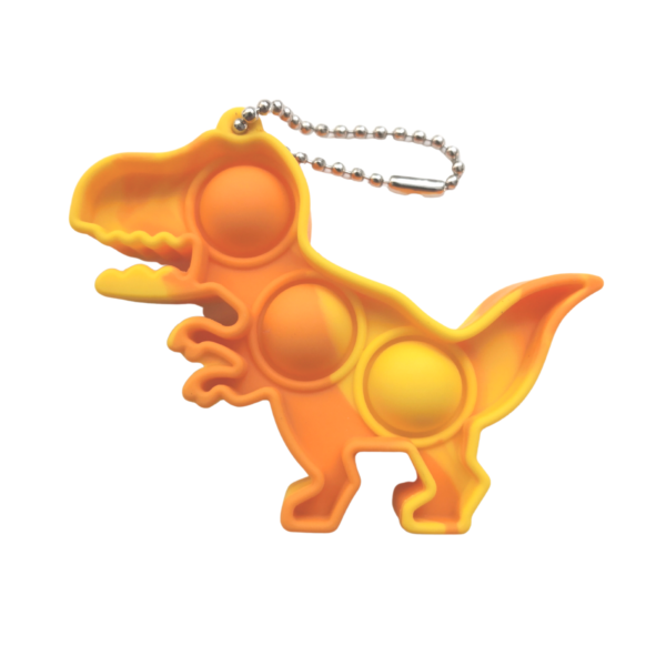 Mini Pop Bubble Keychain Fidget Toys (Dino) - Image 7