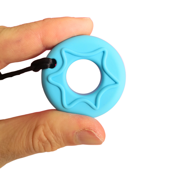 Chewy Doughnut Biting Aid Chew Necklaces