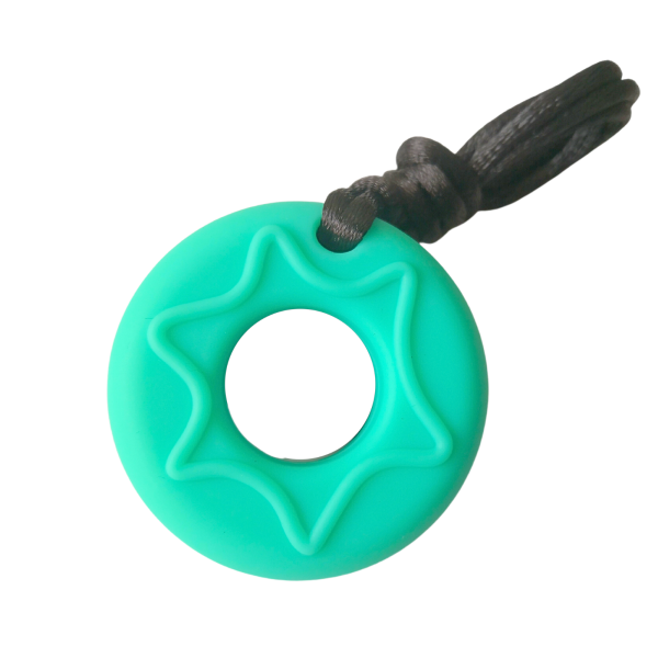 Chewy Doughnut Biting Aid Chew Necklaces