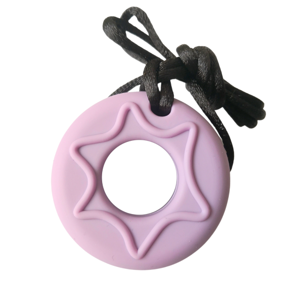 Chewy Doughnut Biting Aid Chew Necklaces