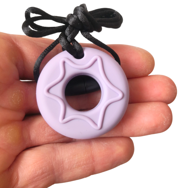 Chewy Doughnut Biting Aid Chew Necklaces